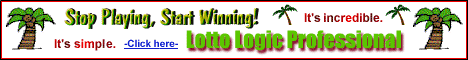Click here to download a free copy of Lotto Logic 2000 lottery software.